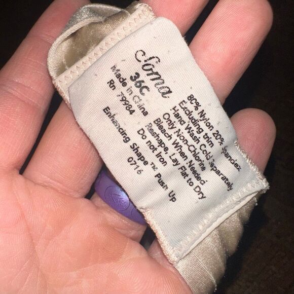 Soma satiny Enhancing Shape push-up 36C nude bra - Picture 3 of 3